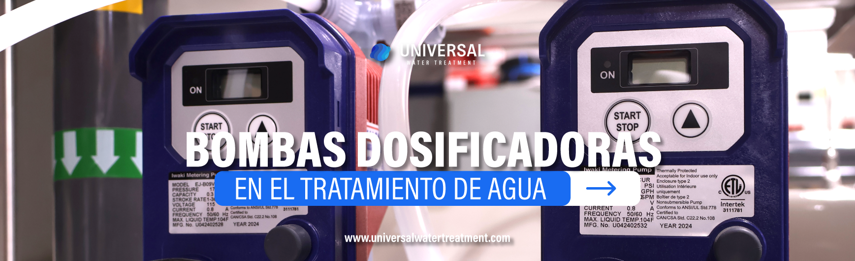 Bombas Dosificadoras en el Tratamiento de Agua.